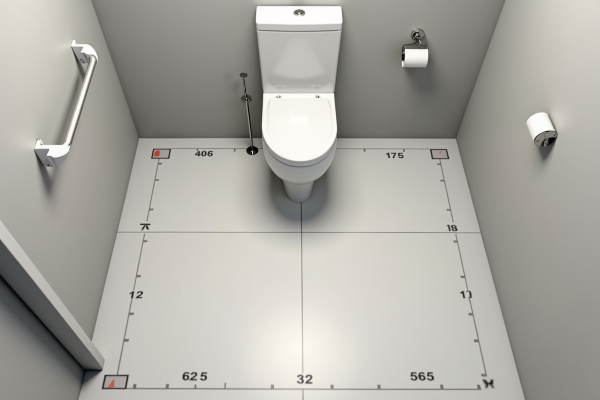 toilettes dimensions